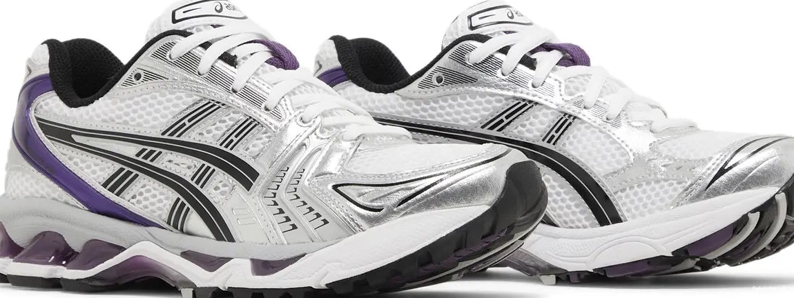 14 W Dark Grape Gel-Kayano ASICS White 0809